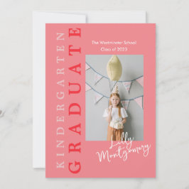 Utexamenskort för förskola 5 bilder inbjudningar