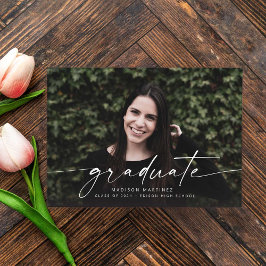 Utexamensmanus Foto Utexamensinbjudan Inbjudningar