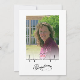 Utexamensmeddelande för en Sjuksköterska - heartli Kort