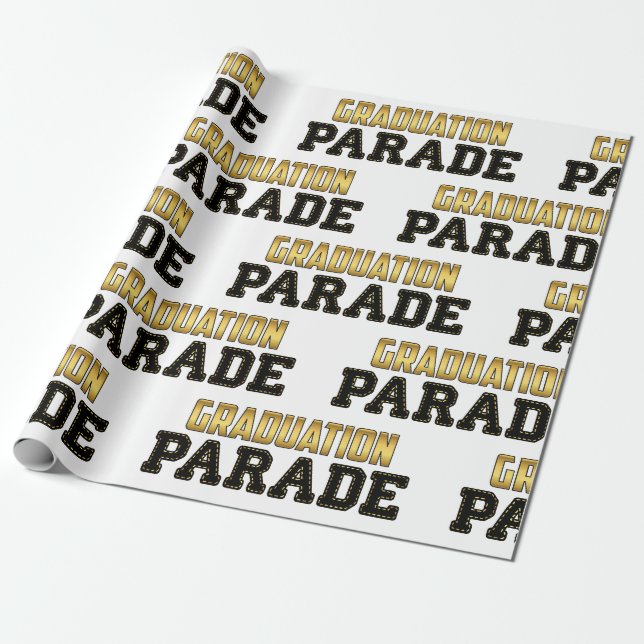 Utexamensparad med Drive By Presentpapper (Utrullad)