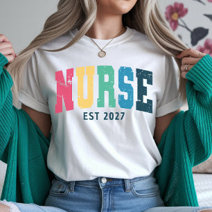 Utexamensskjorta för sjuksköterskeutbildning, anpa t shirt