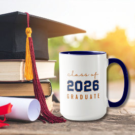 Utexaminerad 2026 examen Minimalistisk Modern Mugg