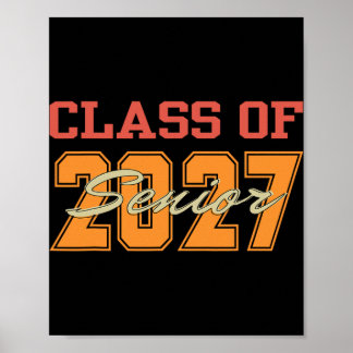 Utexaminerad 2027 Student Kolla In Till Skolan 202 Poster