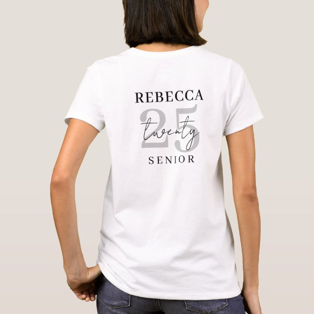 Utexaminerad Börja ett nytt kapitel Examen T Shirt (Baksida)