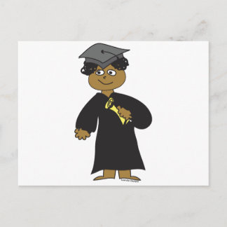 Utexaminerad, etniskt man meddelande vykort