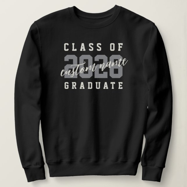 Utexaminerad från årsklass 2026 Anpassat namn, exa T Shirt (Design framsida)