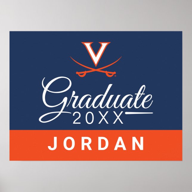 Utexaminerad från University of Virginia 2020 Poster (Framsidan)
