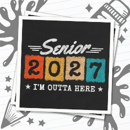 Utexaminerad här Examenscitat Avgångsklass 2027 Pappersservett