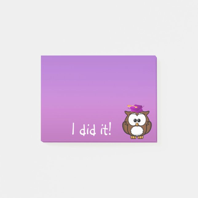 utexaminerad uggla post-it block (Framsida)