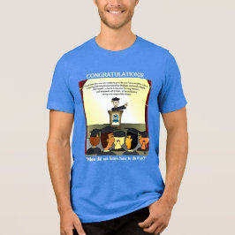 Utexaminerade Blå T Shirt