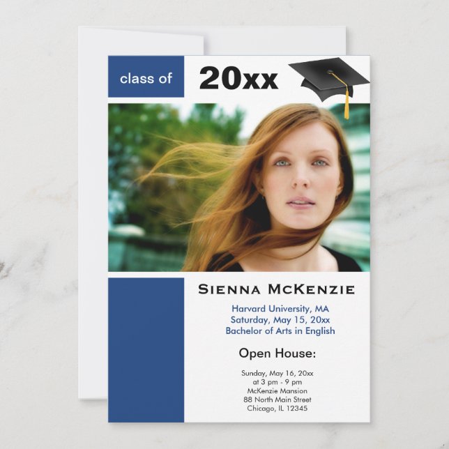 Utexaminerings Open House Blå) -> Utexaminerings O Meddelande (Framsida)