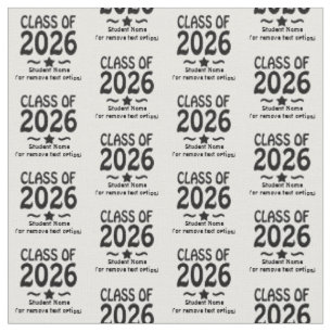 Utexamineringsstjärna Klass 2026 Utexaminerad Tyg