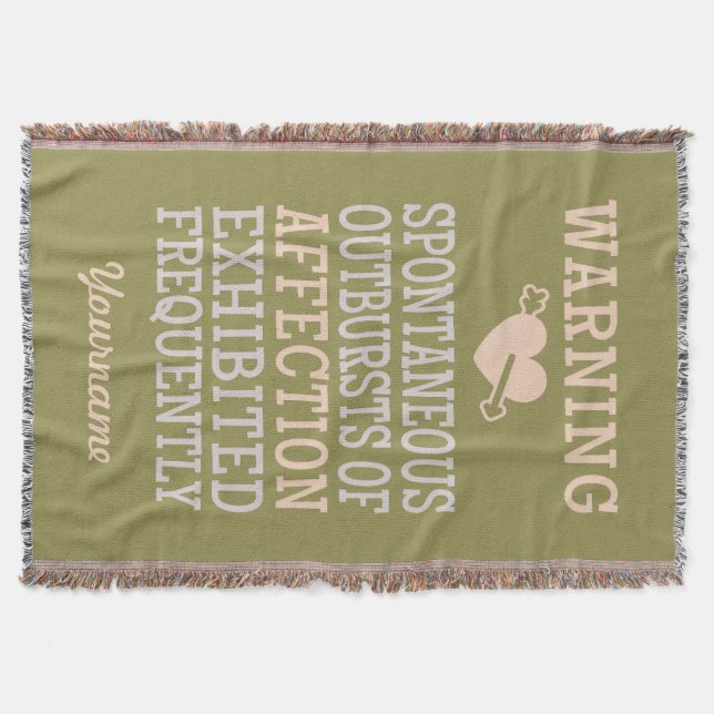 Utfall av anpassningsbar som påverkar och kastar f mysfilt (Framsidan)