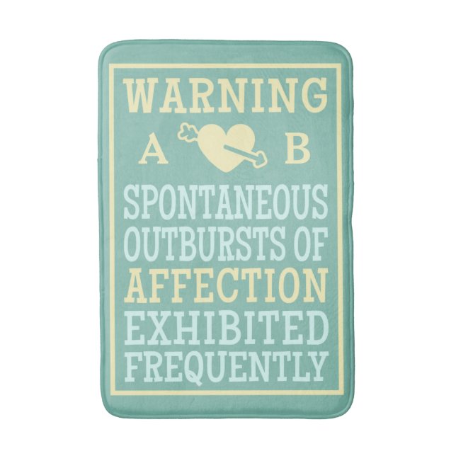 Utfall av Påverkan anpassningsbarnas monogrambadma Badrumsmatta (Framsidan (Vertikal))