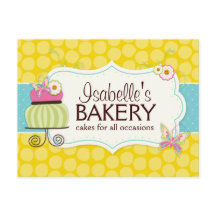 Utfällbar utlämningsskylt för bakverk/vykort