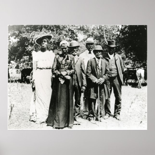 Utfällning av slavar eller Junetteonde dagen 6/19 Poster (Framsidan)