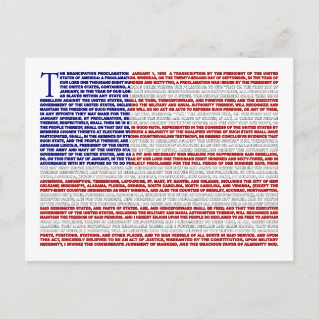 Utfällningsproklamation Vykort (Framsida)