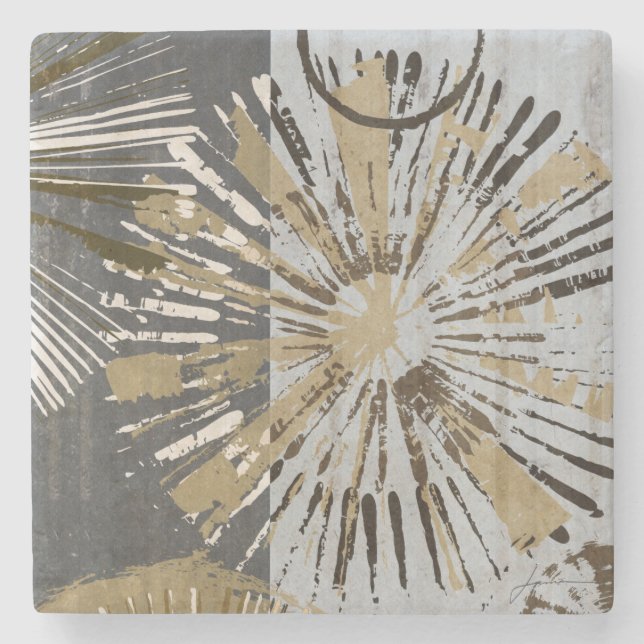 Utfallsbrickor III Underlägg Sten (Framsidan)