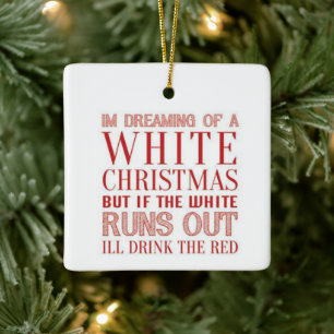 UTFÄRDANDE AV CERAMISK ORNATION AV "VIN CHRISTMAS" JULGRANSPRYDNAD KERAMIK