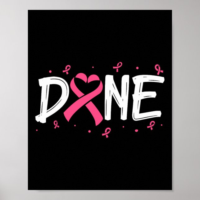 Utfärdat i förra strålningsdagen, emo Breast Cance Poster (Framsidan)