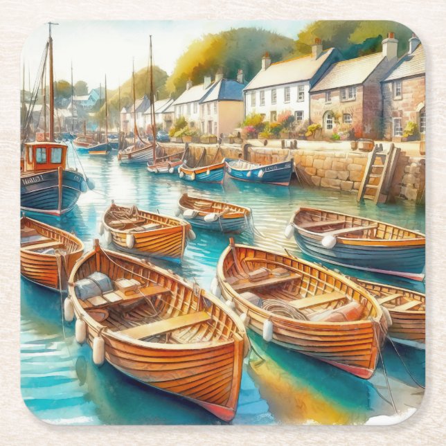 Utfärdat i underlägg papper kvadrat (Framsidan)