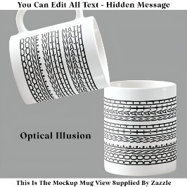 Utfärdat med Math Gömt meddelande 120B från LUNT S Kaffemugg