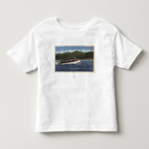 Utfärdfartyg på sjön t-shirt