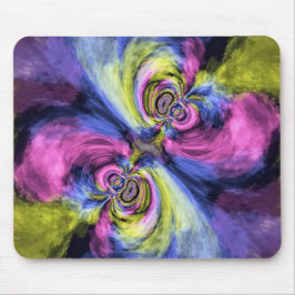 Utfasat Färg med Kurvor Musmatta