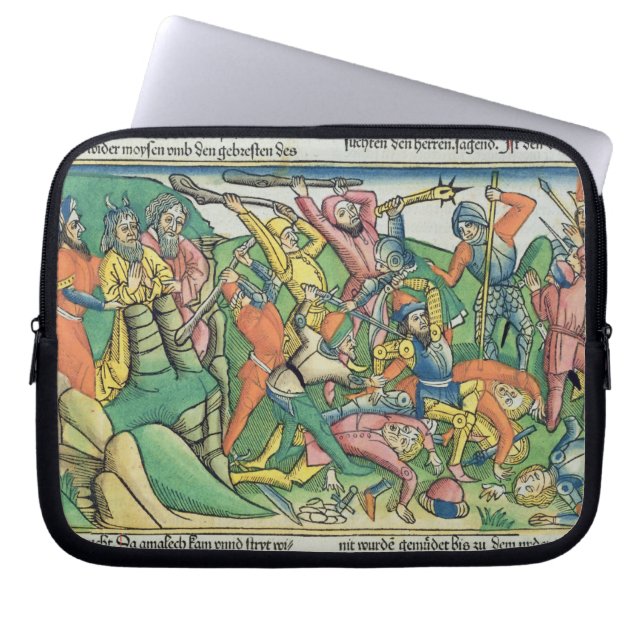 Utflyttning 17 8-15 Aaron och Hur serviceMosess Laptop Fodral (Framsidan)