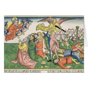 Utflyttning 32 15-23 Moses som bryter Hälsningskort