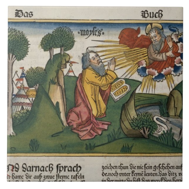 Utflyttning 34 1-10 Moses mottar Kakelplatta (Framsidan)