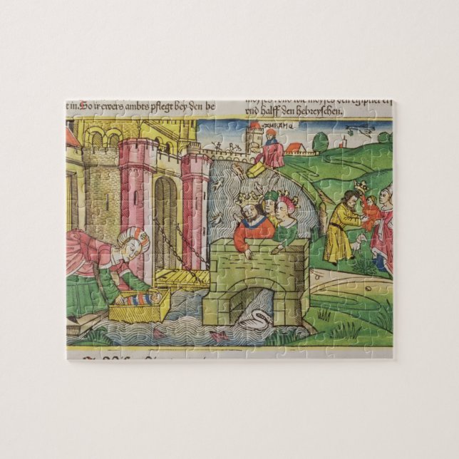 Utflyttningar 2 1-6 Moses som flytas, besegrar Pussel (Horisontell)