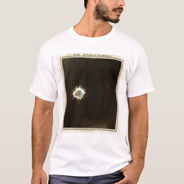 Utflyttningen av israelitesna 1491 BC T Shirt (Framsida)