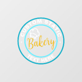 Utfodralat statiskt klar dekal eller Bageri