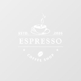 Utfodralat statiskt klar dekal eller café