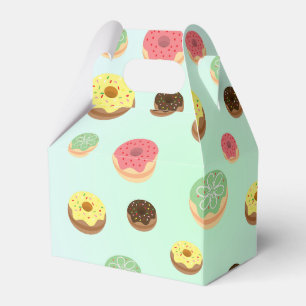 Utfodring av jordgubbar i Cute Chocolate mönster Presentaskar