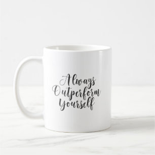 Utför dig - Gymmen Hustle Success Motivational Kaffemugg