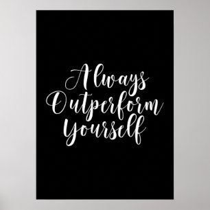 Utför dig - Gymmen Hustle Success Motivational Poster