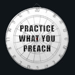 Utför vad du lär dig darttavla<br><div class="desc">Fundera på det du predikar.</div>