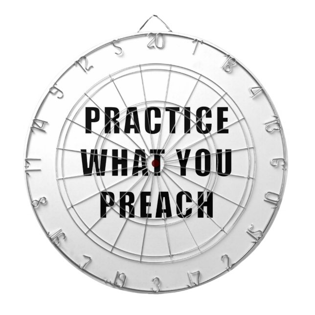 Utför vad du lär dig darttavla (Framsidan)