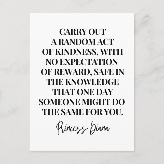 Utföra en slumpmässig vänlighet vykort (Framsida)