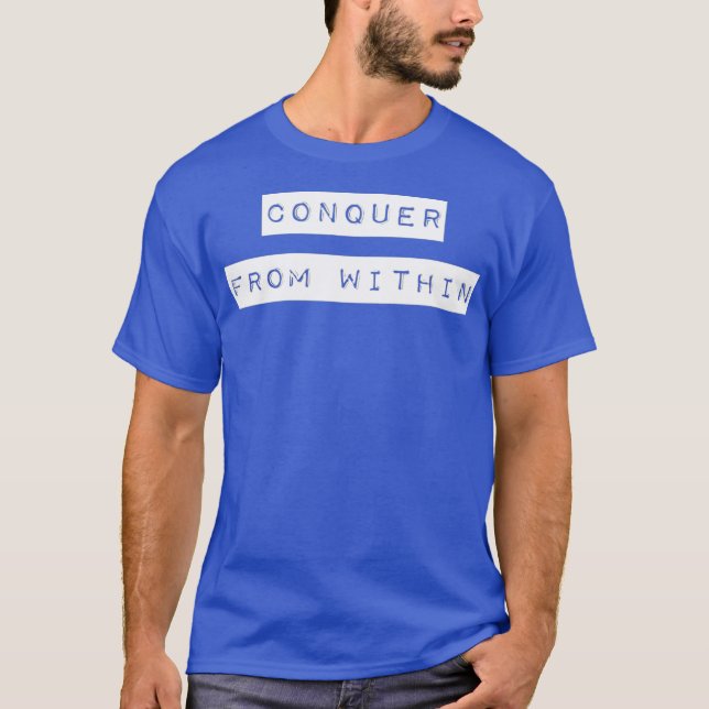 Utföra inom uppmjukande positiv offert t shirt (Framsida)
