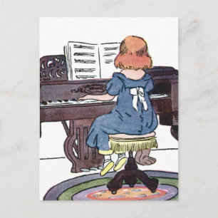 Utförande av piano vykort