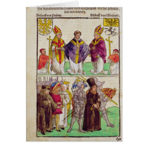 Utförandet av Jan Hus Hälsningskort