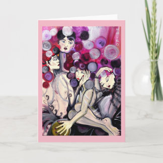 Utförare av hälsningskort "Silver Spheres" Kort