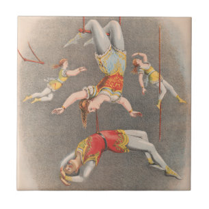 Utförare av manliga och kvinnliga fackmän kakelplatta