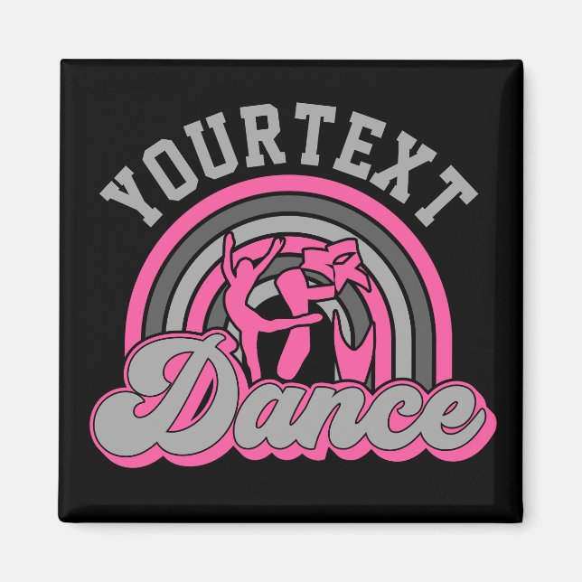 Utförare för klassisk dansare för Balldansare Lägg Magnet (Framsidan)