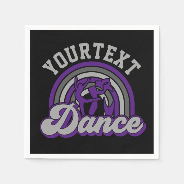 Utförare för klassisk dansare för Balldansare Lägg Pappersservett (Framsidan)