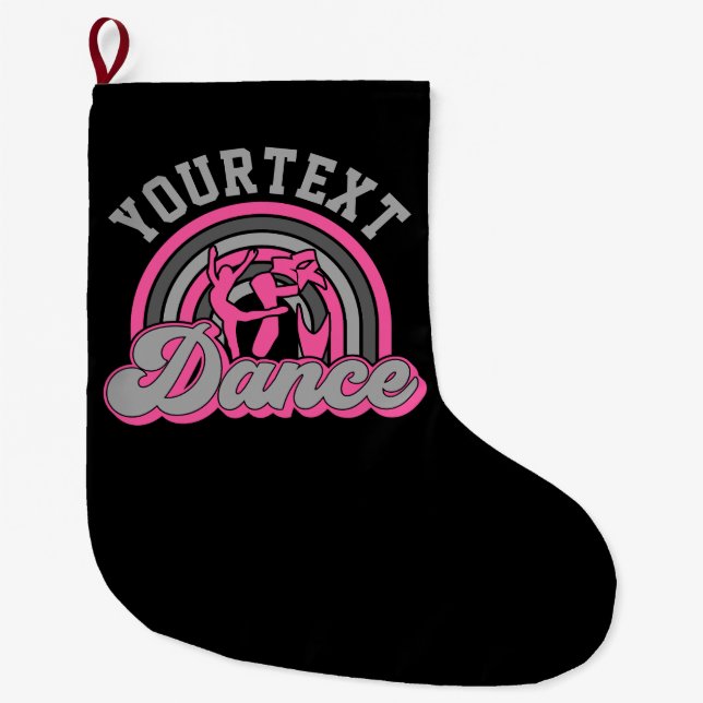 Utförare för klassisk dansare för Balldansare Lägg Stor Julstrumpa (Framsidan)