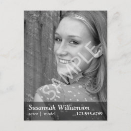 Utförare - säljfrämjande vykort